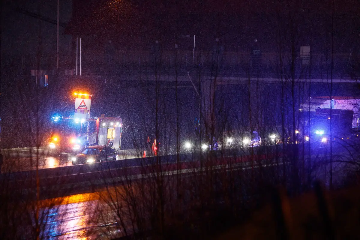 Trafikolycka på E4 i Jönköping