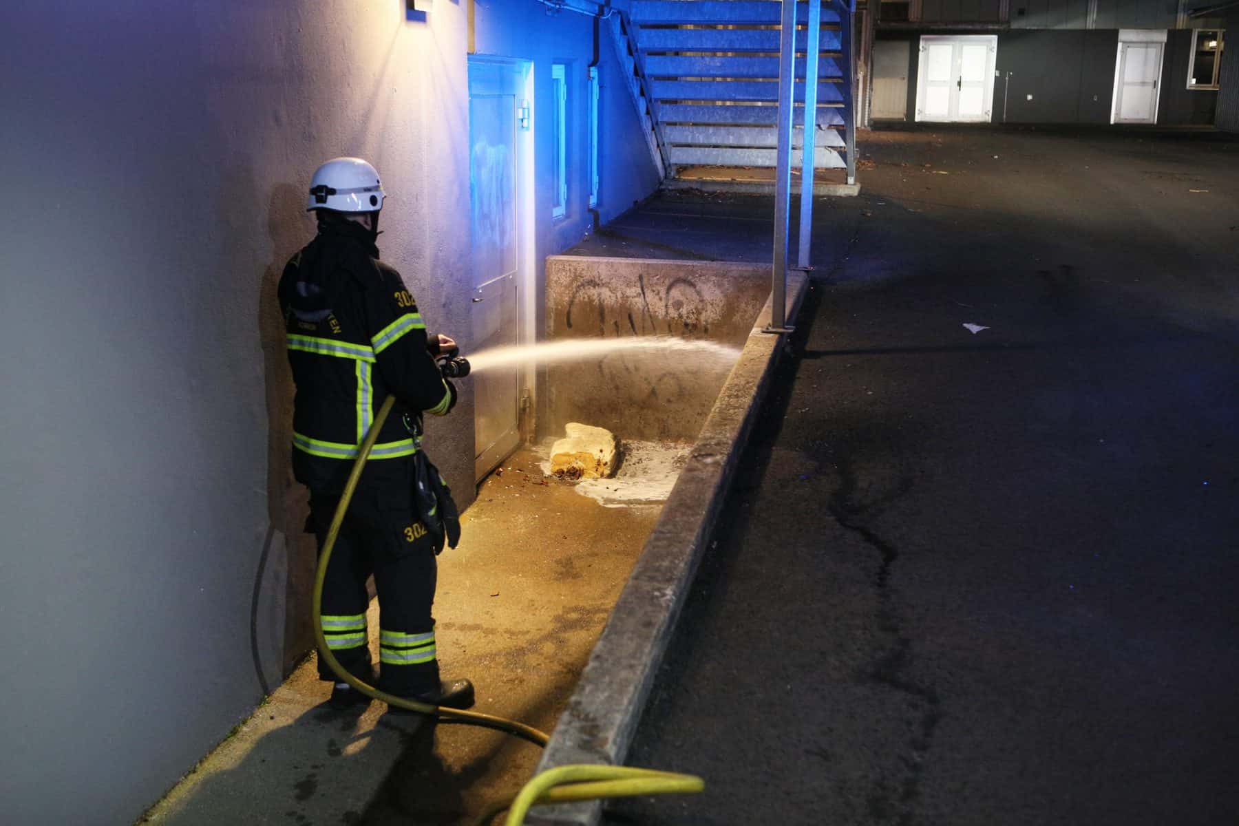Mindre brand vid Huskvarna sporthall