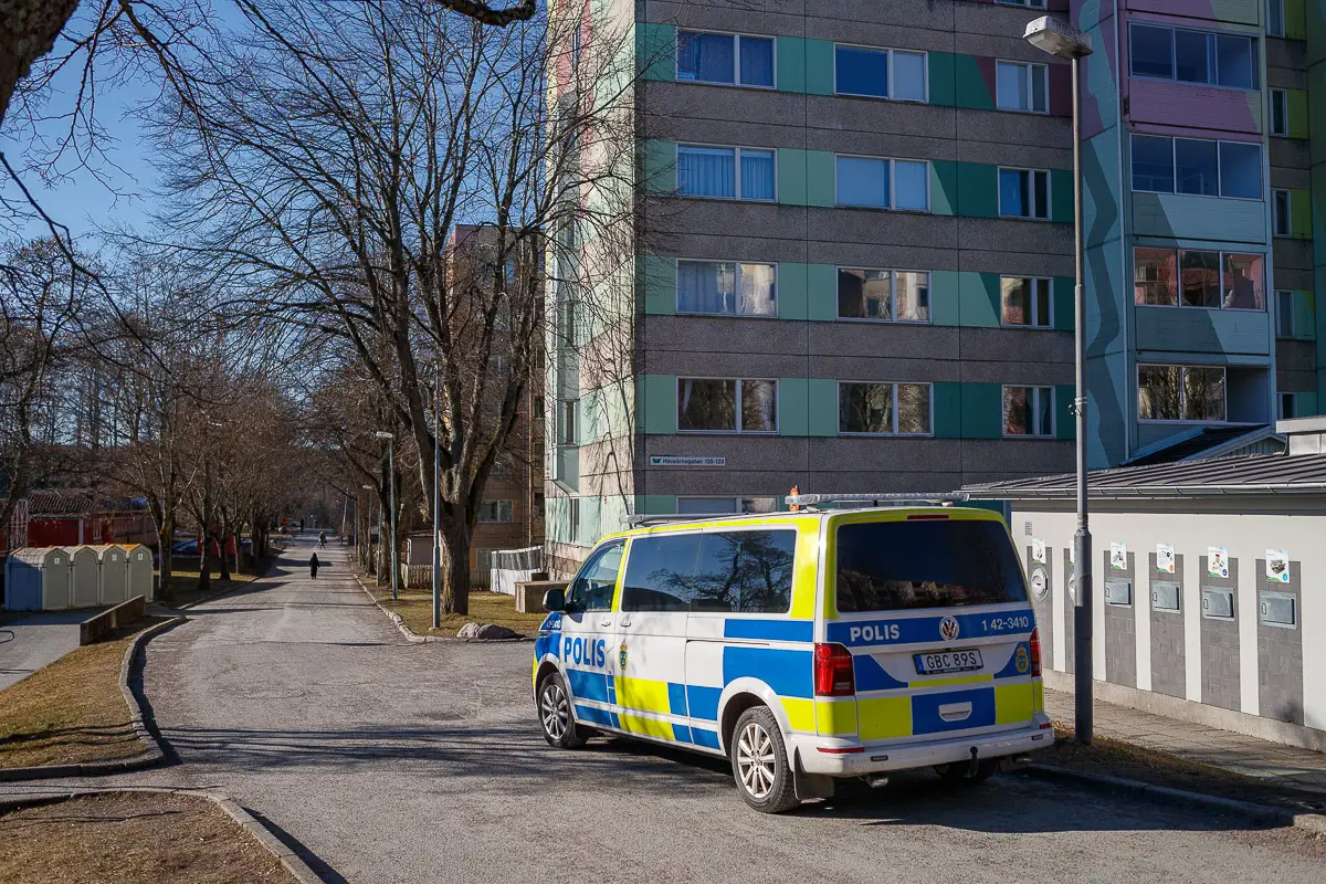 Polisnärvaro på Råslätt