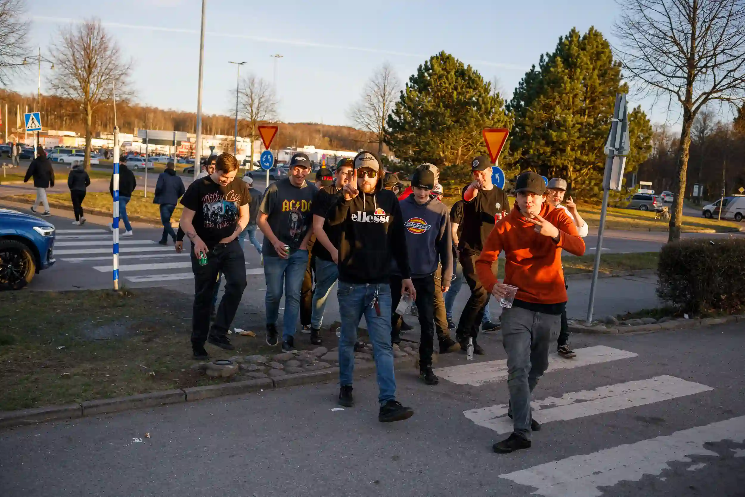 motorträff på A6-parkeringen