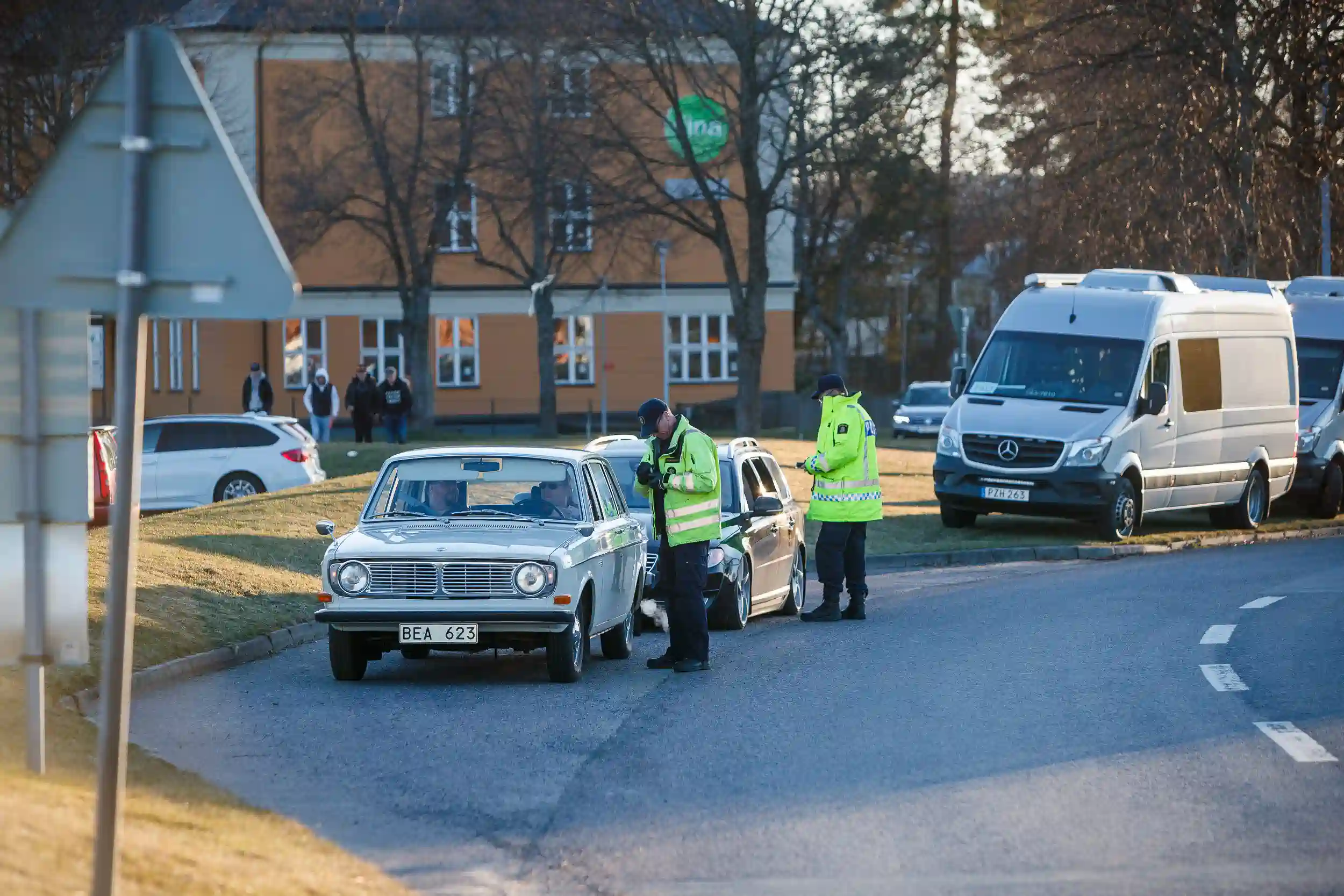 motorträffen på A6-parkeringen