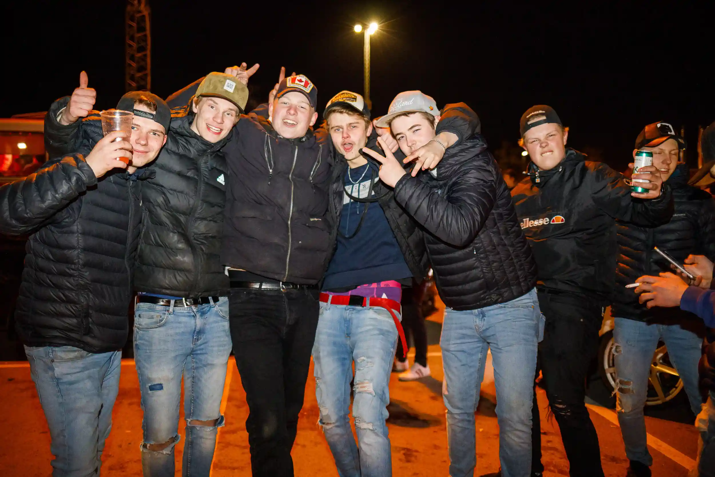 motorträffen på A6-parkeringen