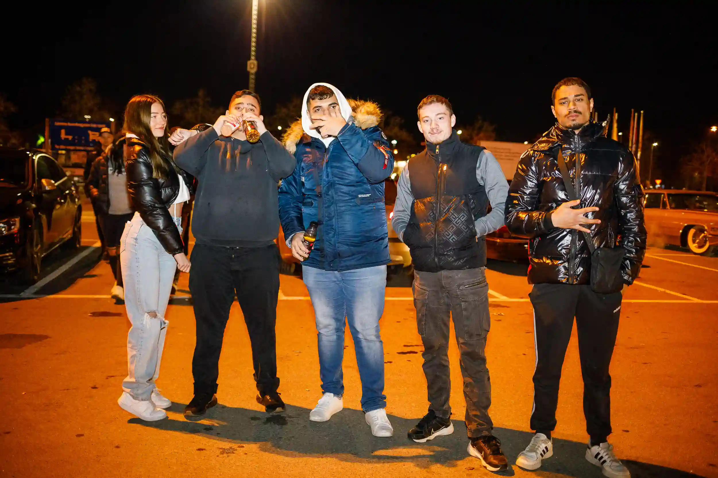 motorträffen på A6-parkeringen