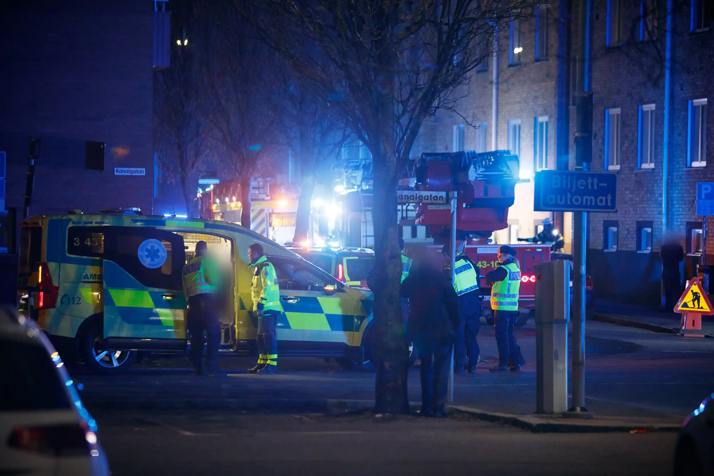 Utryckning till brand i kök