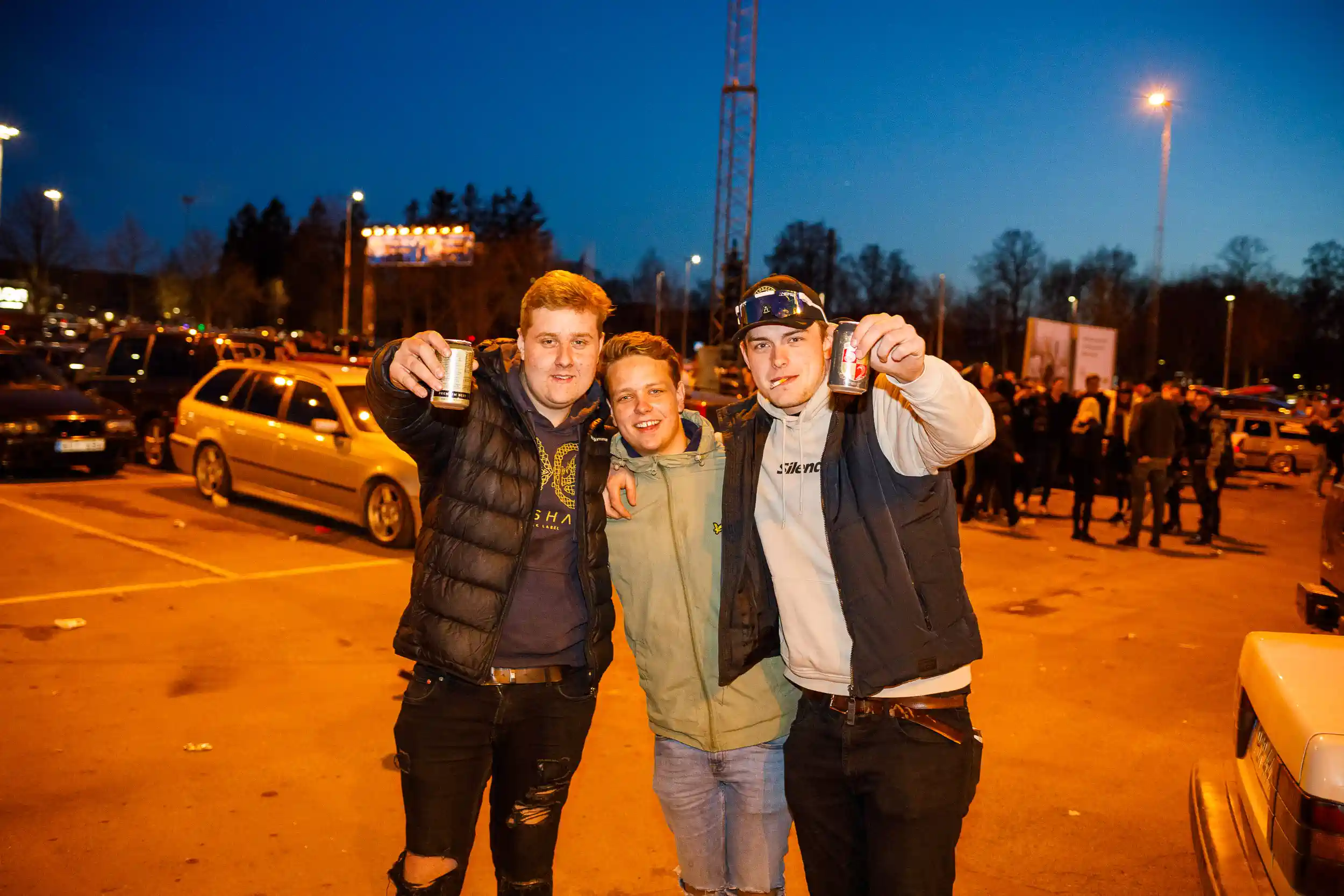 motorträff på A6-parkeringen