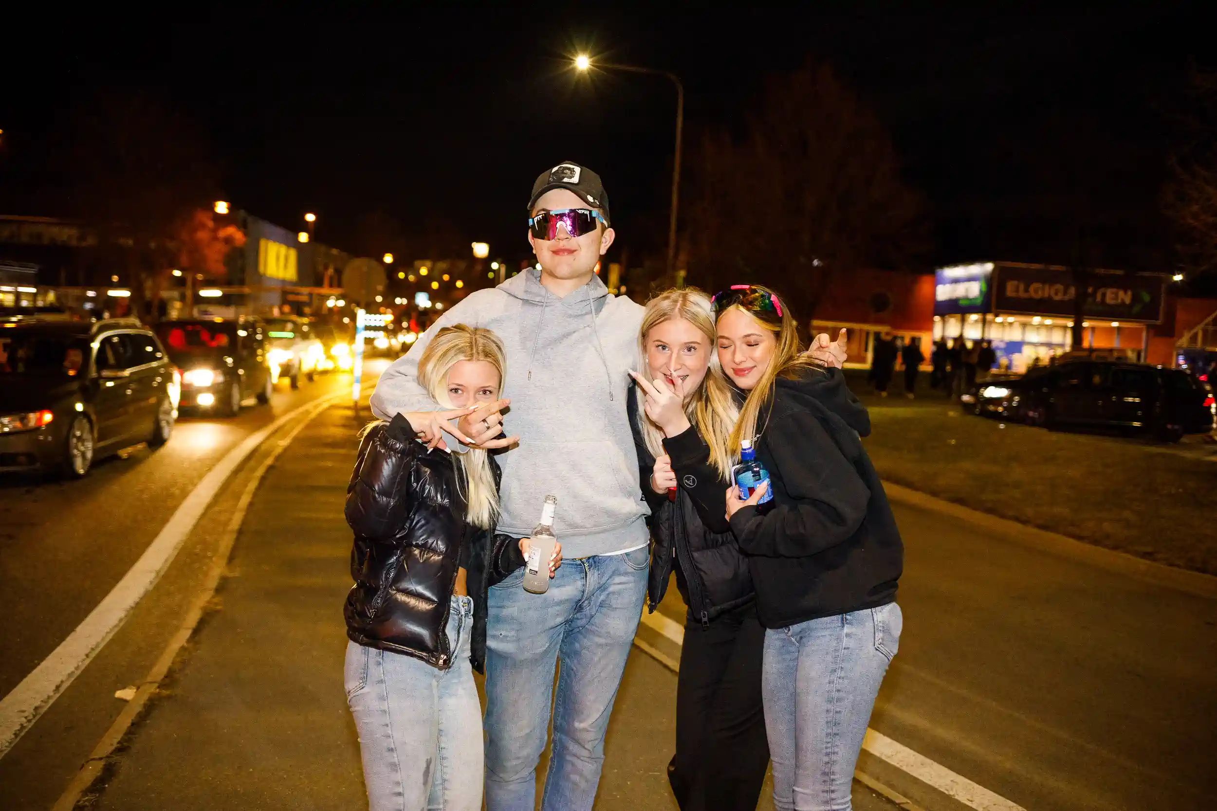 motorträff på A6-parkeringen