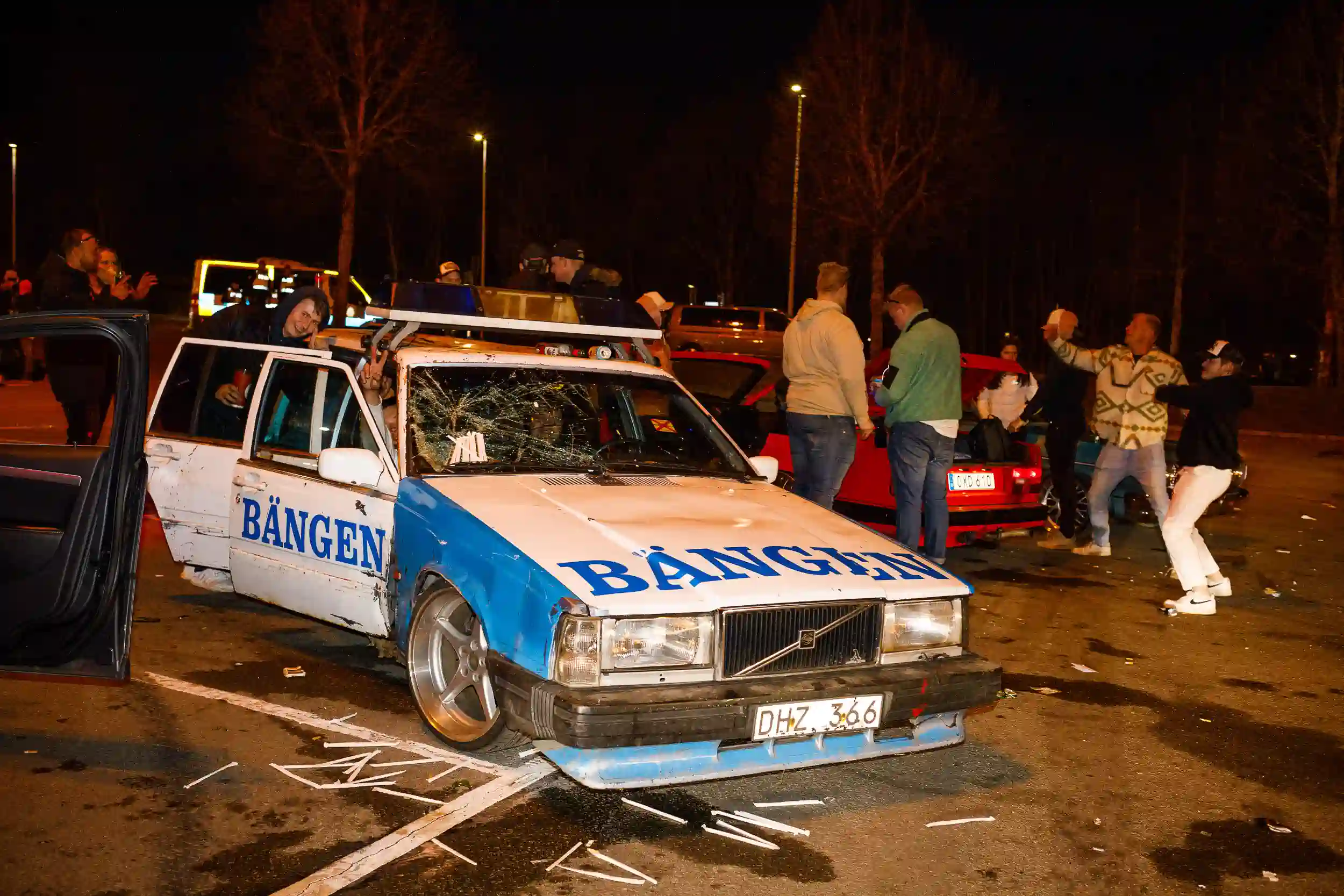 motorträff på A6-parkeringen