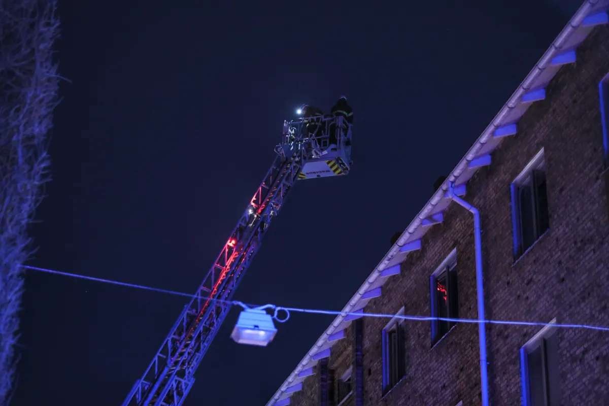 Utryckning till brand i kök