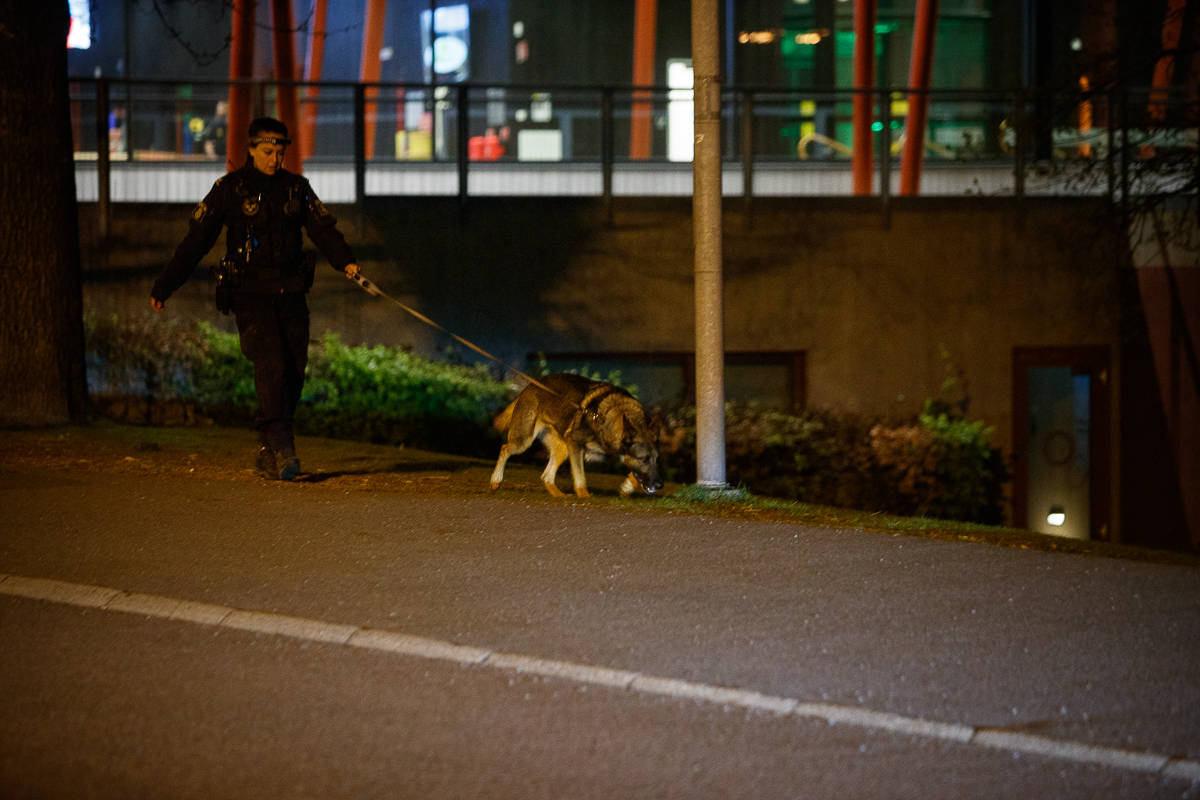 Polis på plats i Gislaved efter larm om skottlossning. Man skadad av vådaskott