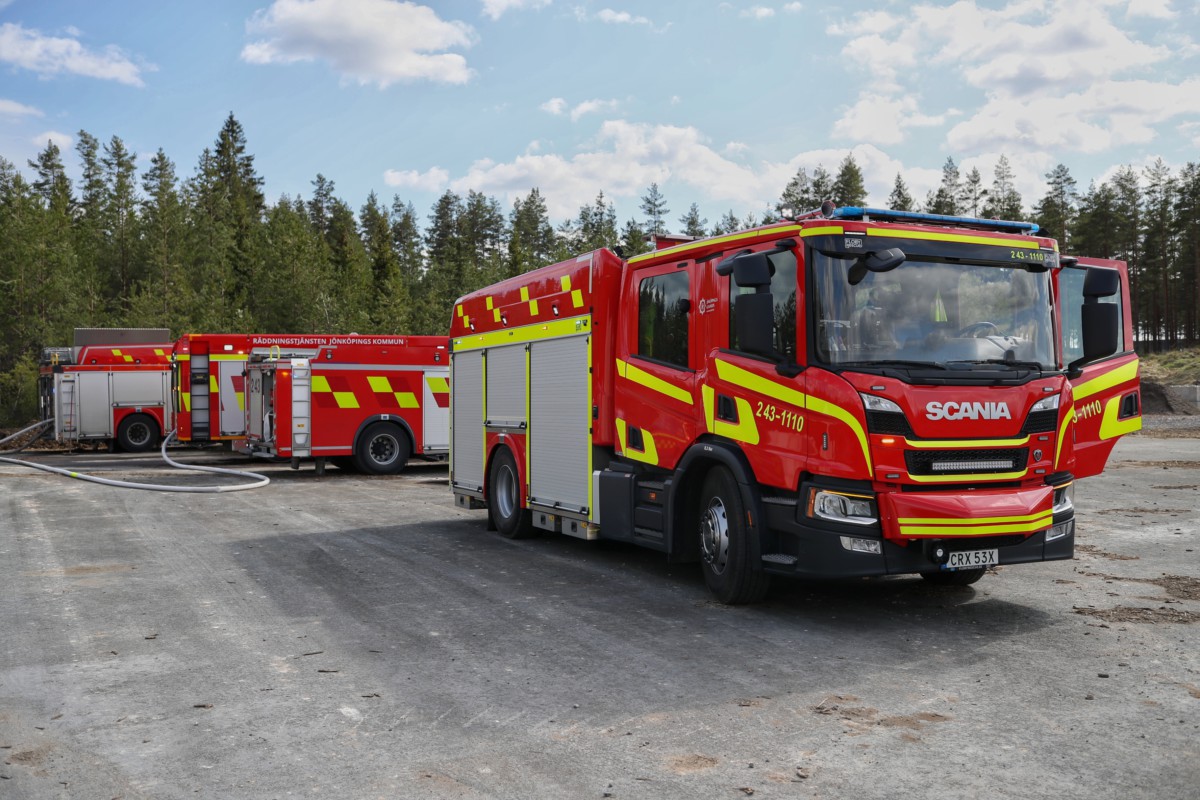 Skogsbrand vid Stigamo
