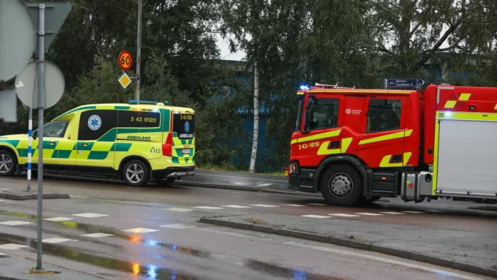 Trafikolycka vid Fridhemsrondellen i Jönköping