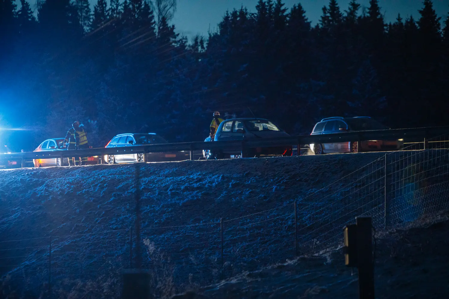 Singelolycka på riksväg 26/47