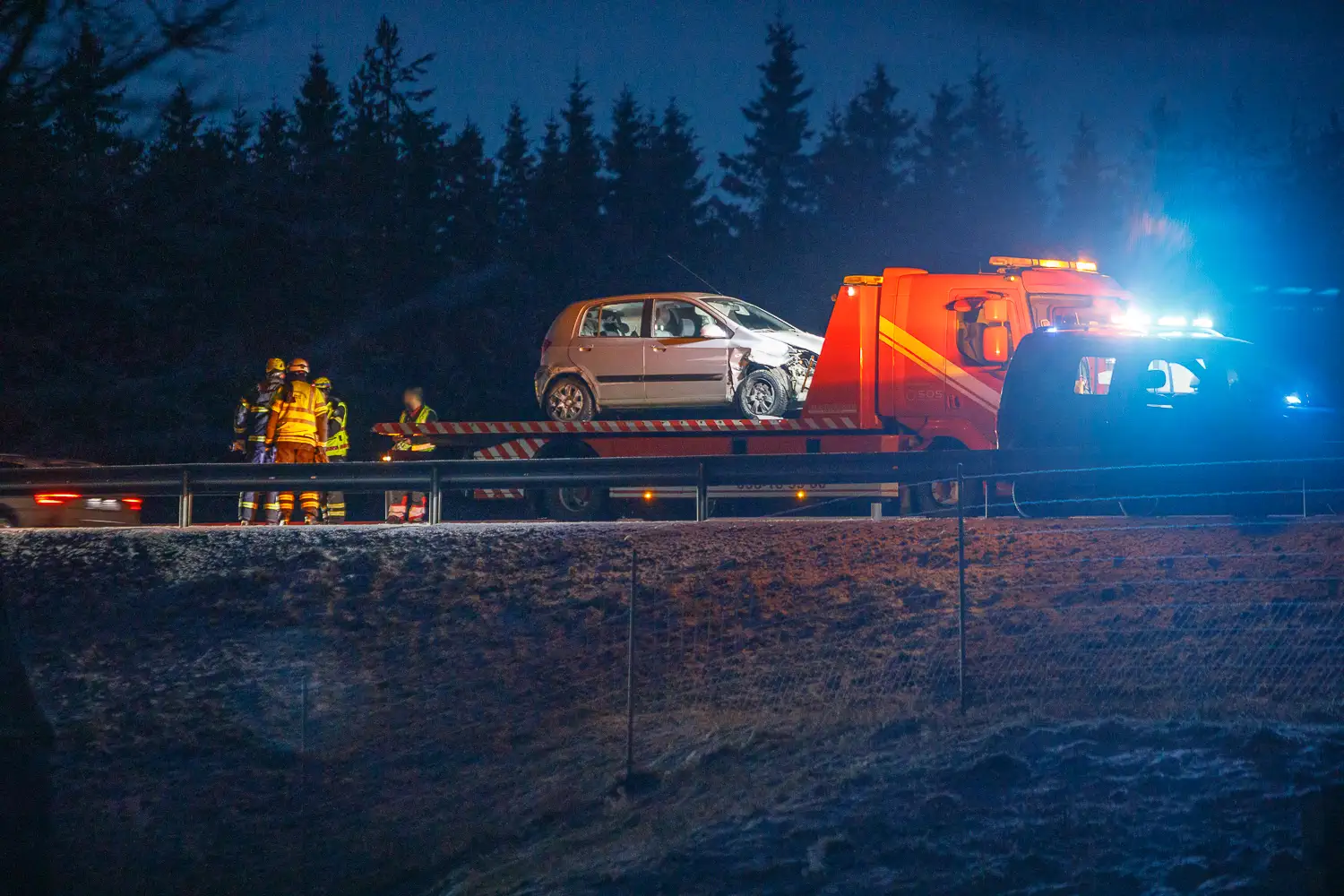 Singelolycka på riksväg 26/47