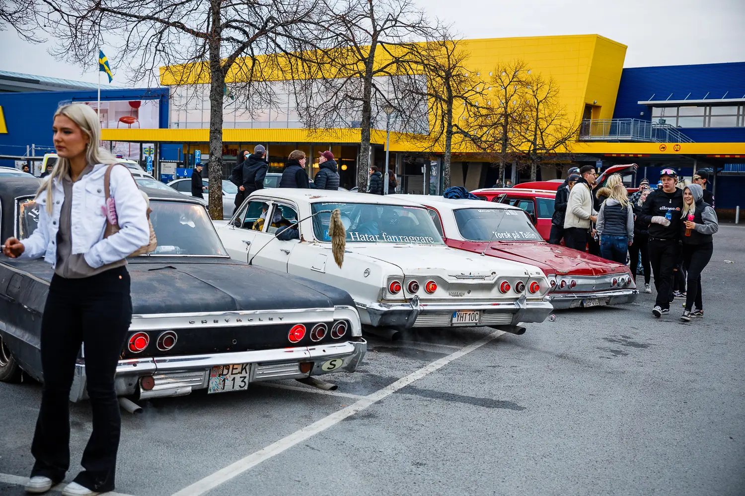 motorträff på A6-parkeringen