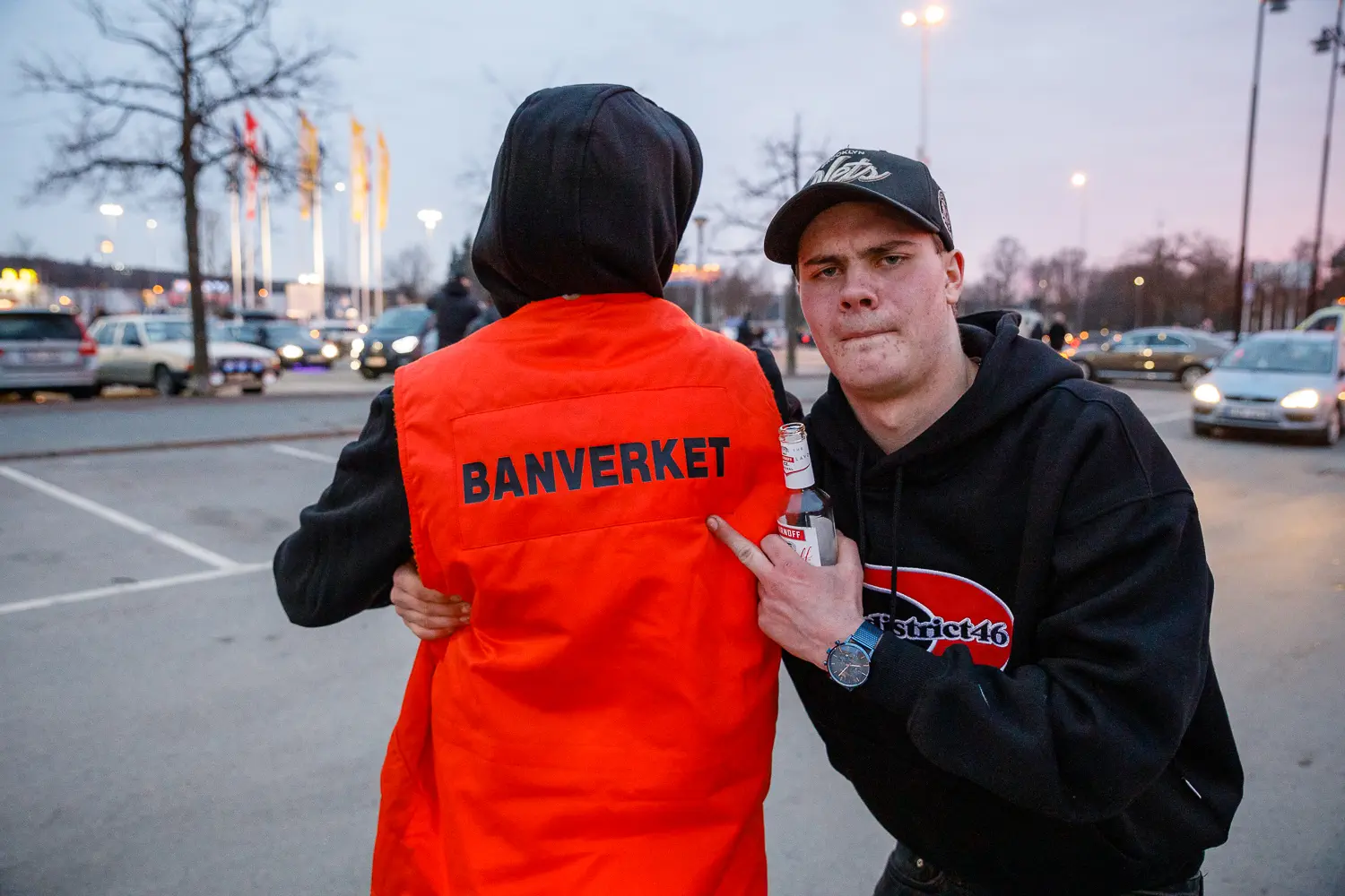 motorträff på A6-parkeringen