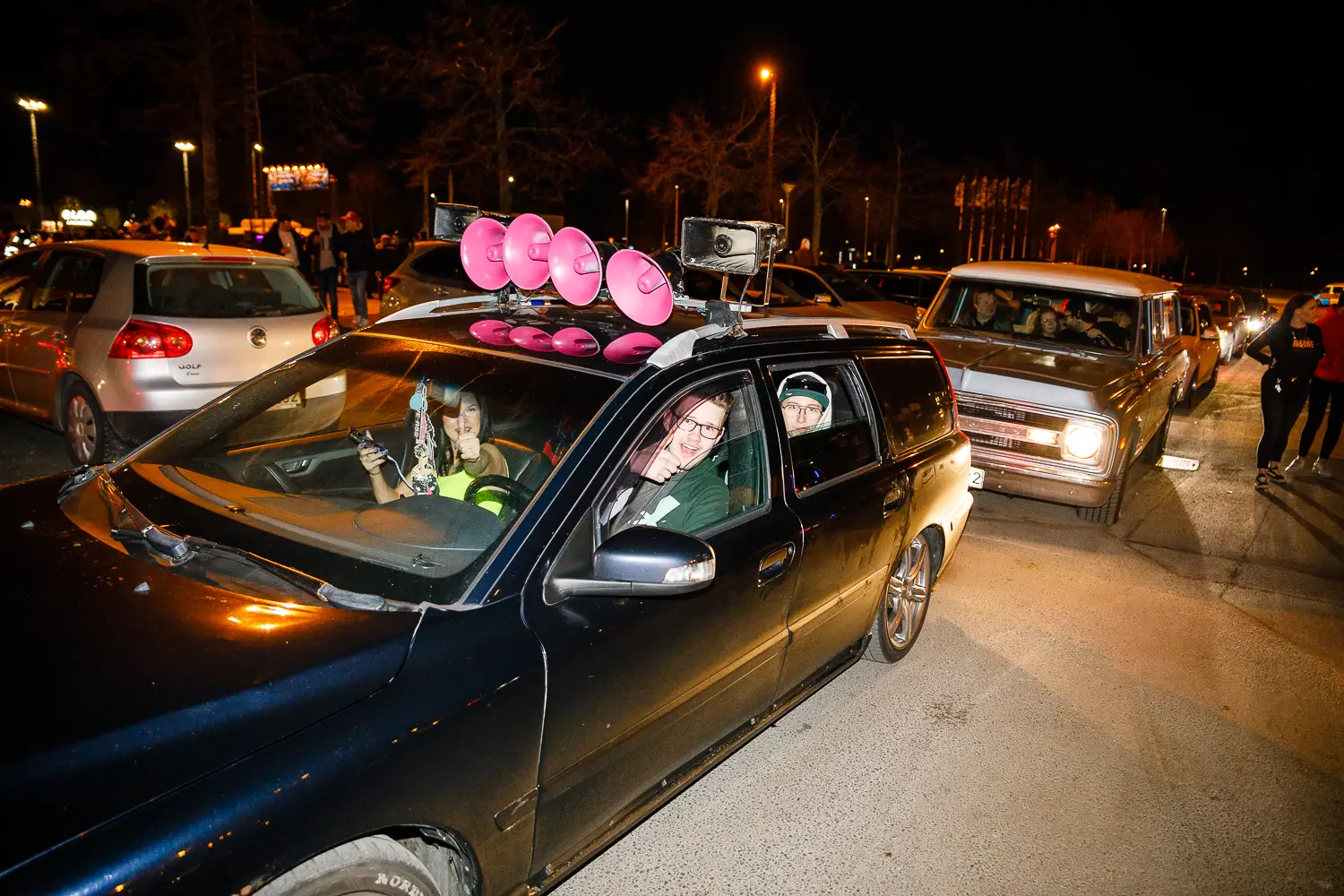 motorträff på A6-parkeringen