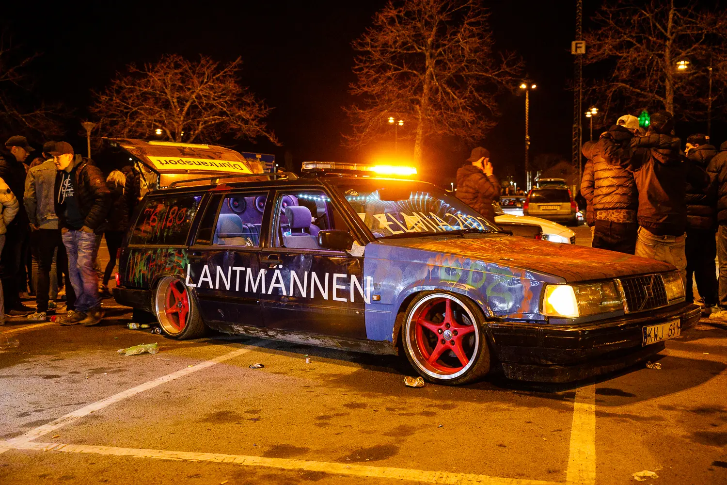 motorträff på A6-parkeringen