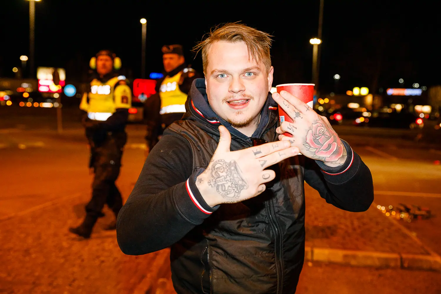 motorträff på A6-parkeringen