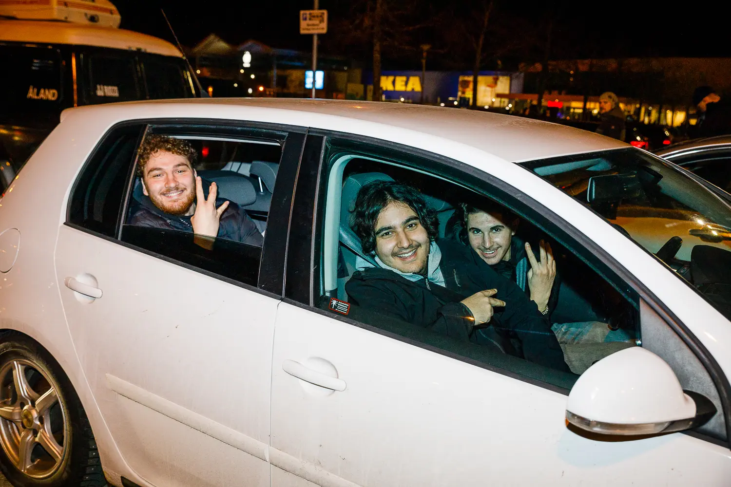motorträff på A6-parkeringen
