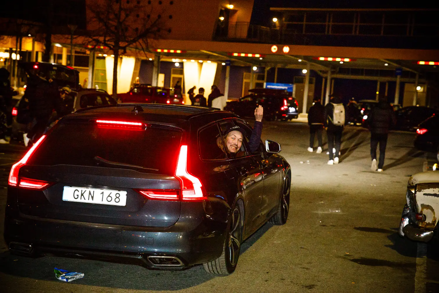 motorträff på A6-parkeringen