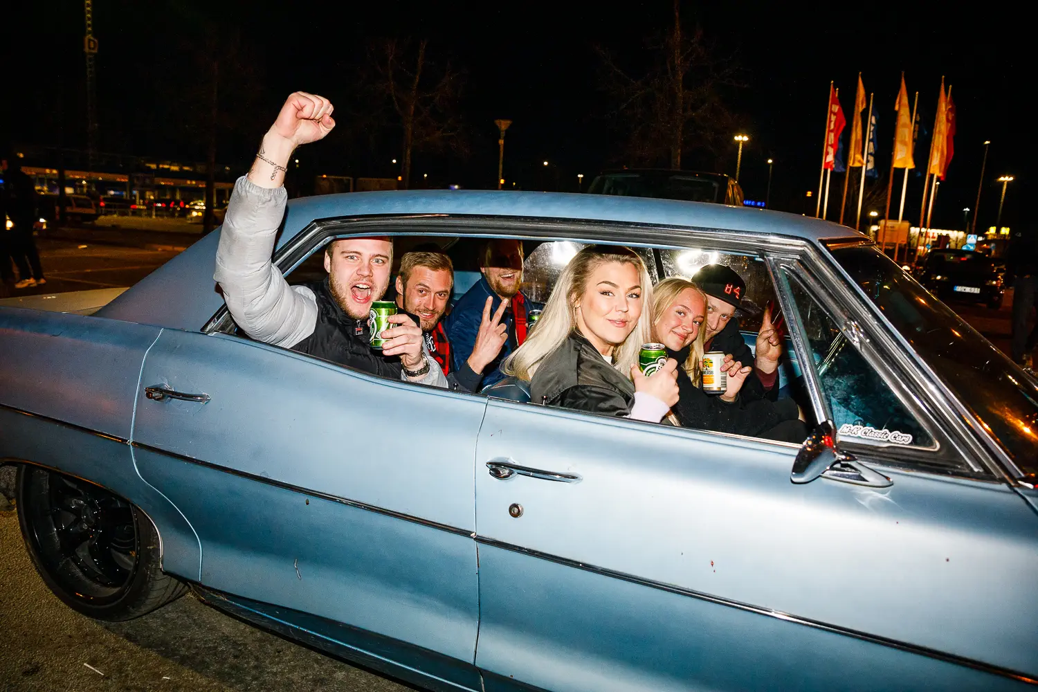 motorträff på A6-parkeringen