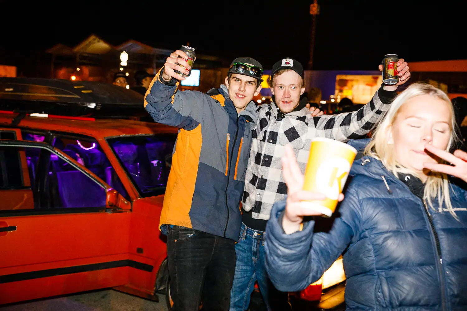 motorträff på A6-parkeringen