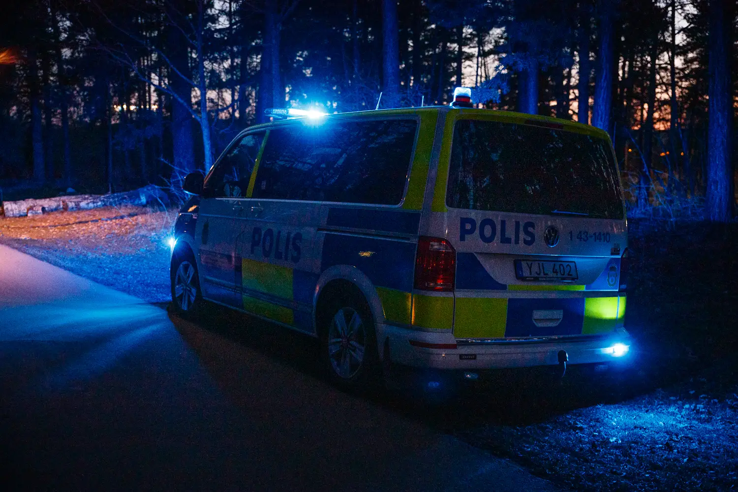 Brand i terrängen vid Ryhov