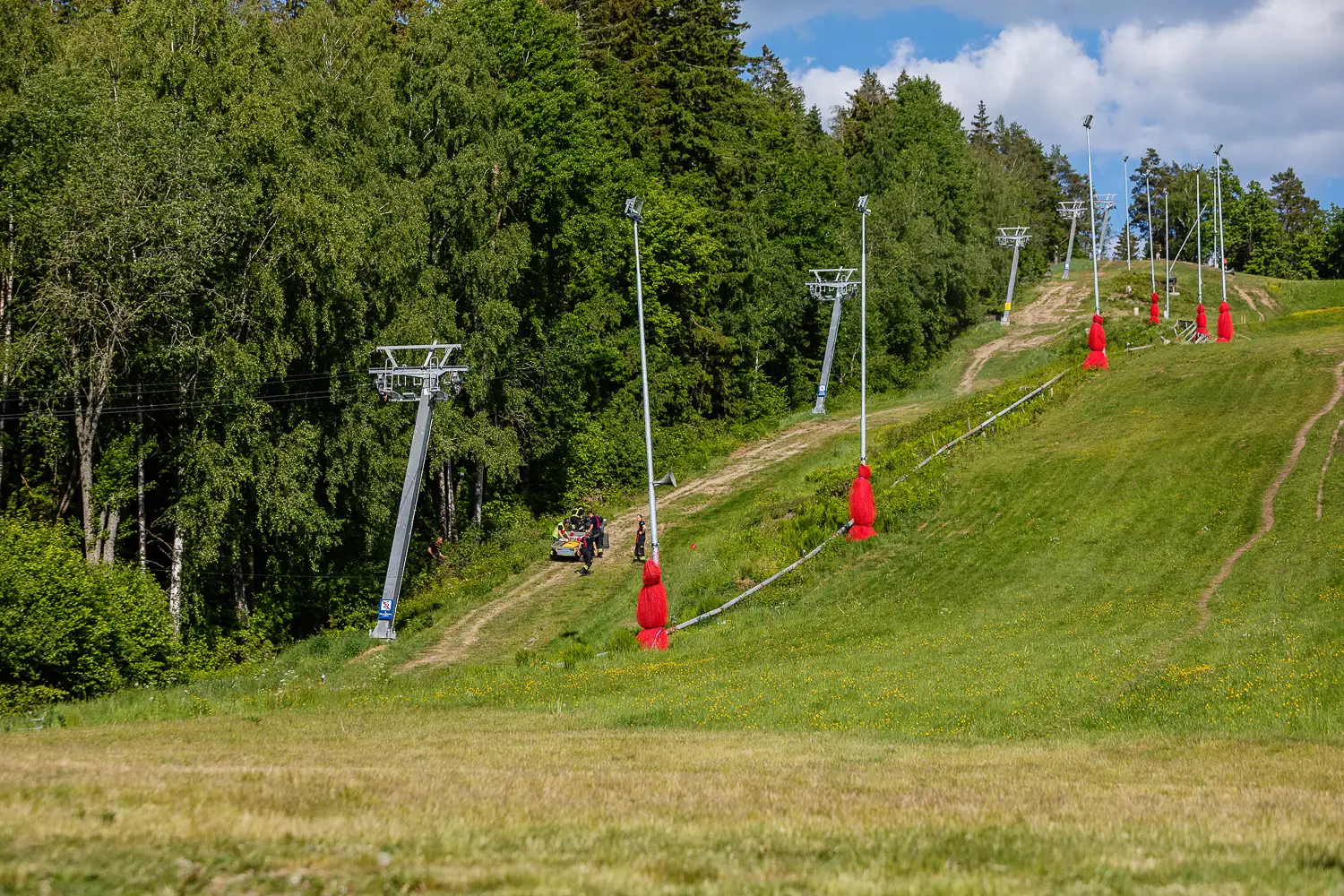 Räddningstjänsten ryckte ut till Järabacken på larm om skogsbrand