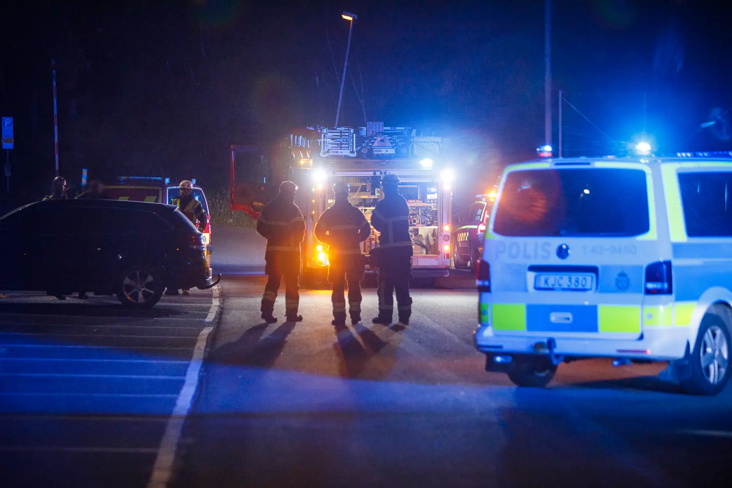 larm om bilbrand