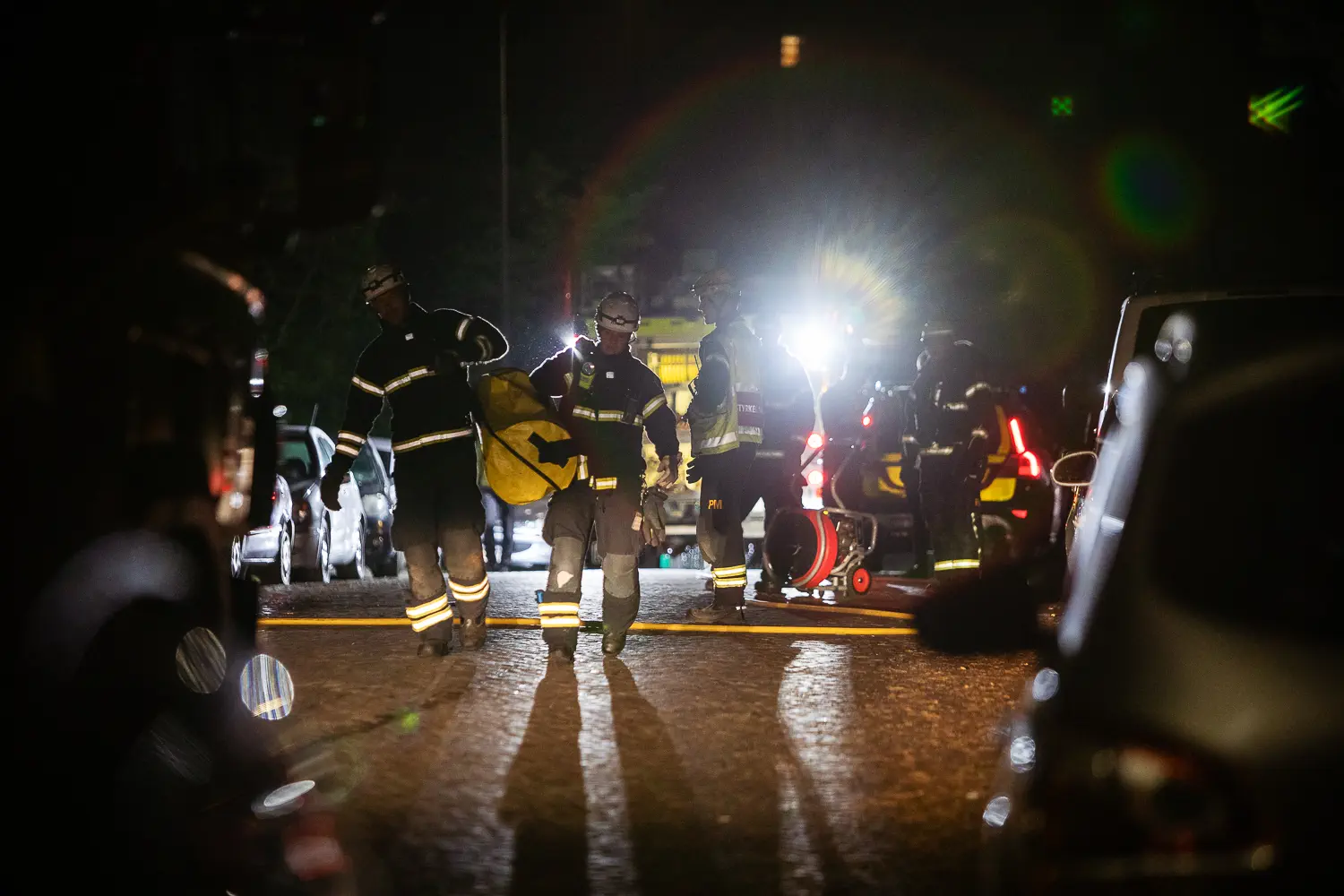 Utryckning till bilbrand vid Råde Påle på Råslätt.