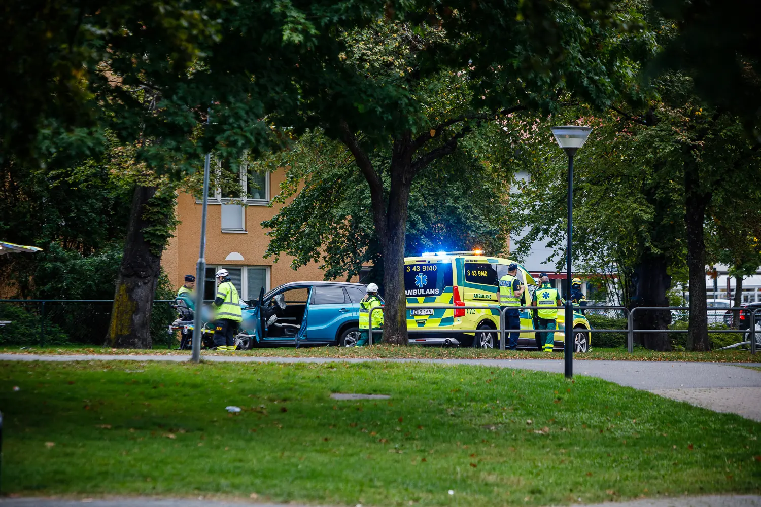 Singelolycka på Jönköpingsvägen.