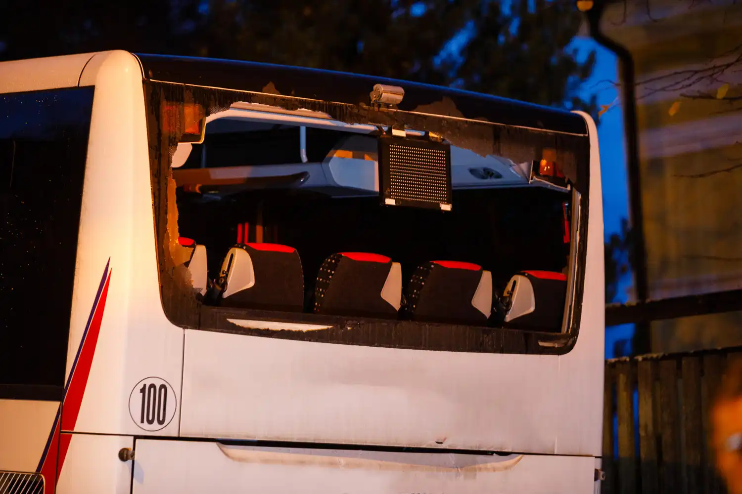 Bussar i krock på Dunkehallavägen