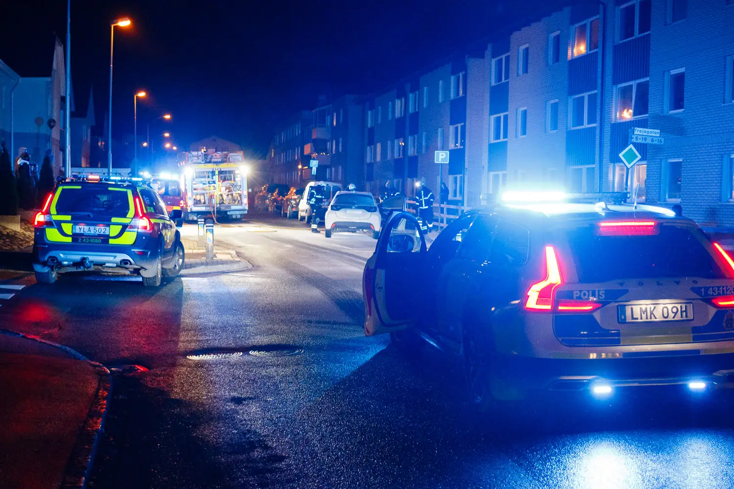 Bilbrand på Tormenåsgatan