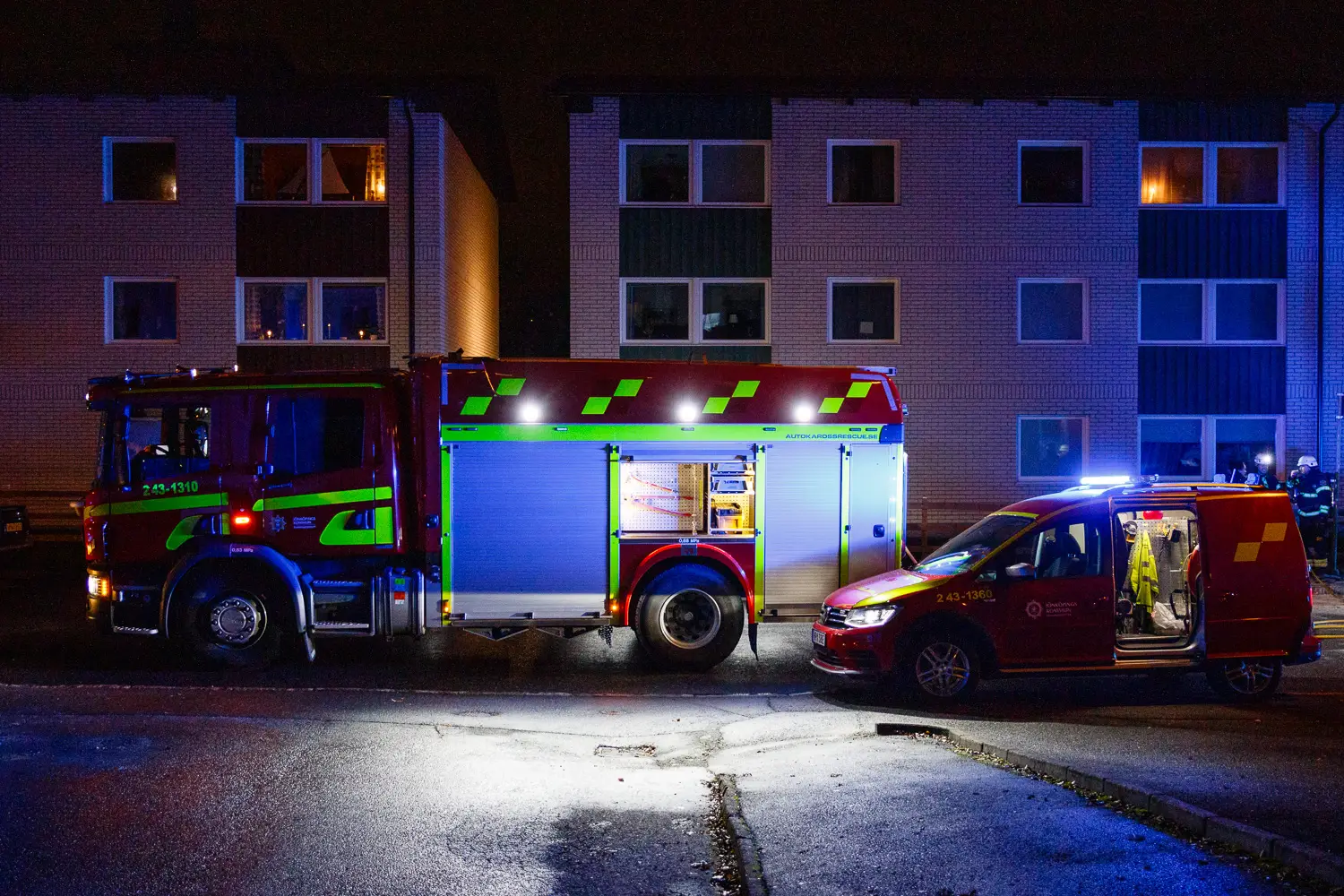 Bilbrand på Tormenåsgatan