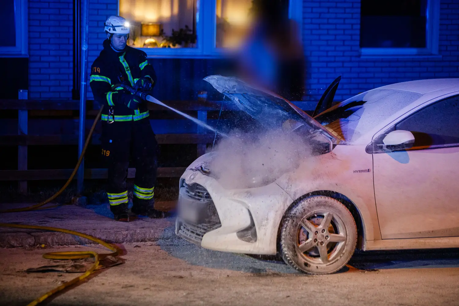 Bilbrand på Tormenåsgatan