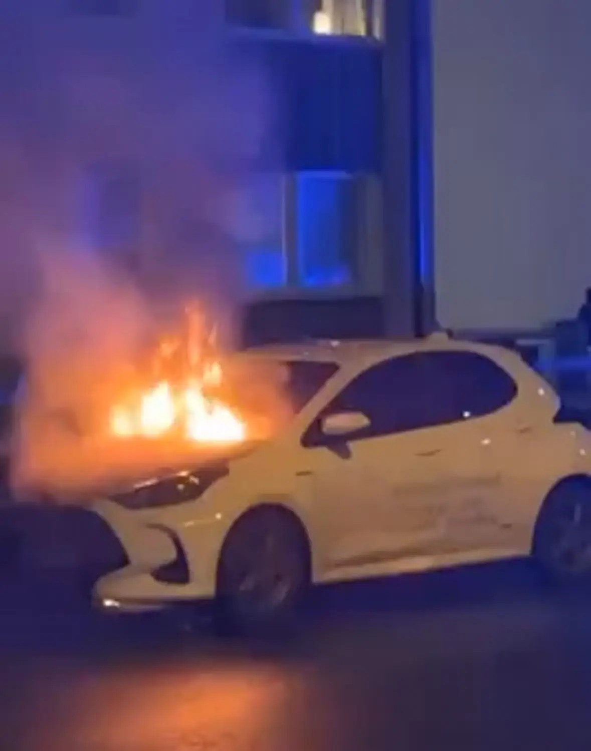 Bilbrand på Tormenåsgatan