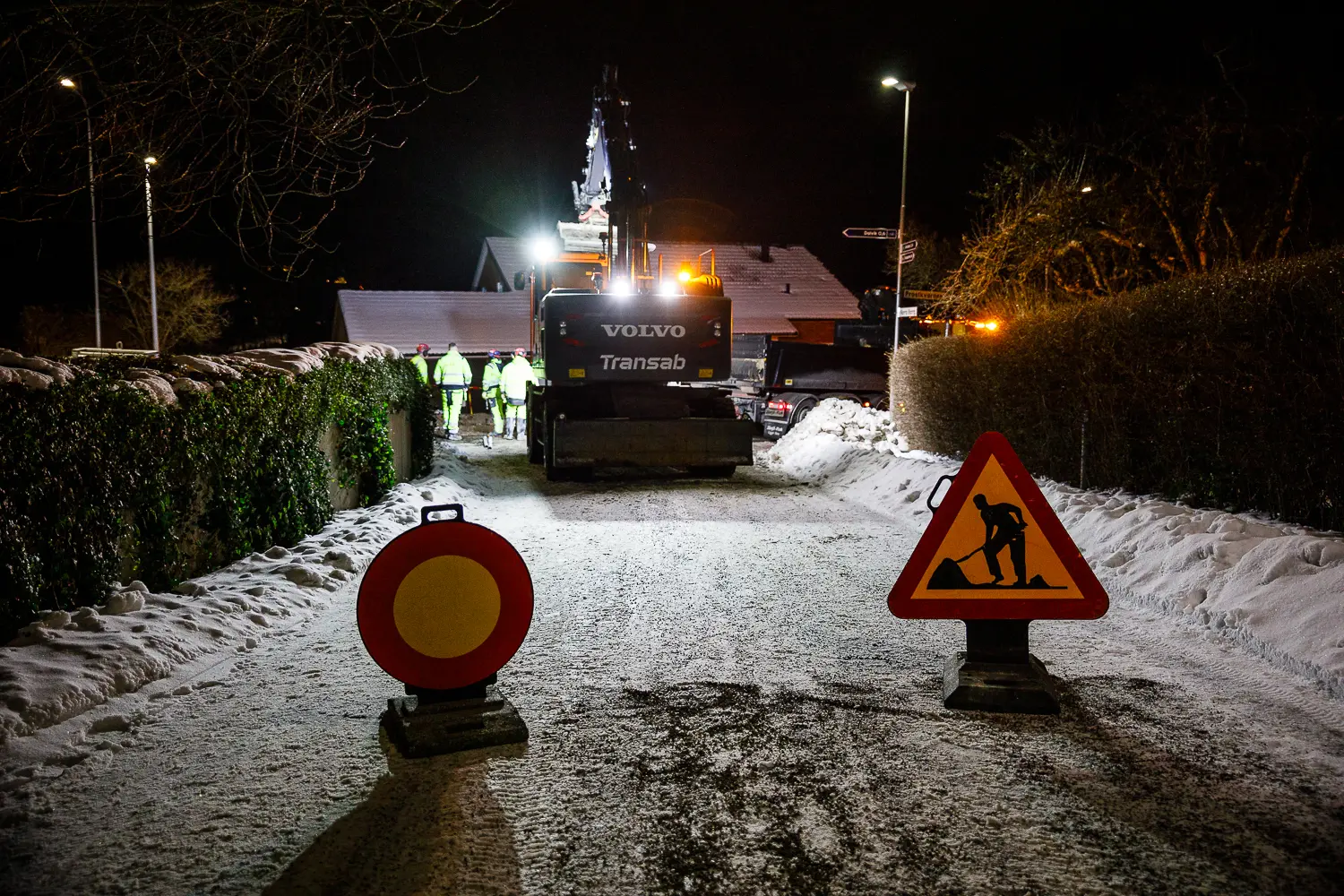 Vattenläcka orsakar begränsad vattentillgång