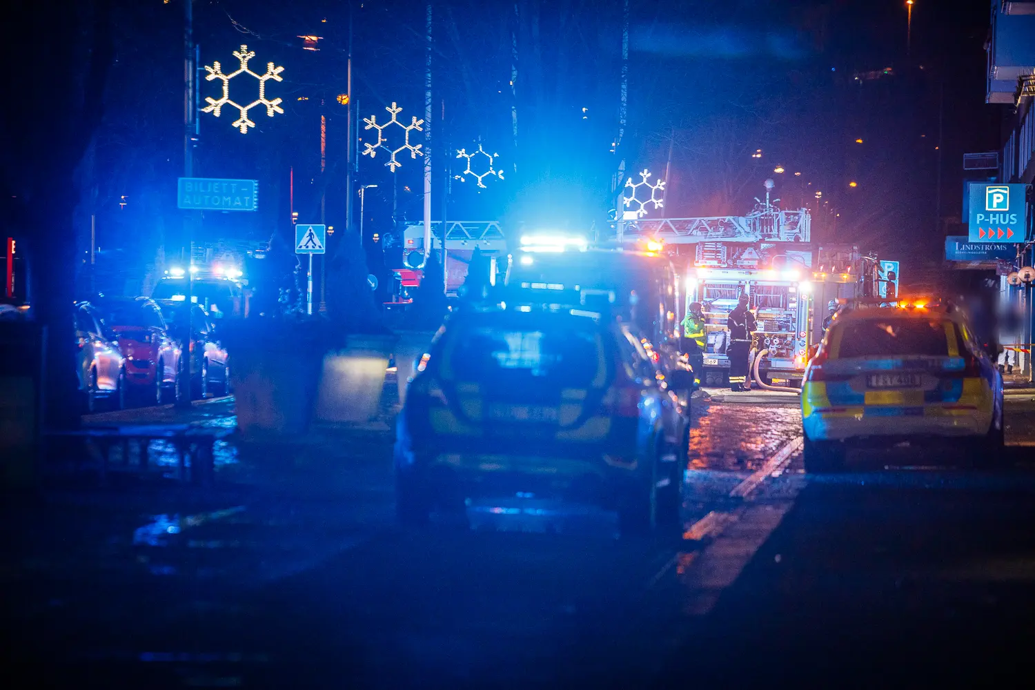 Balkongbrand på Kungsgatan