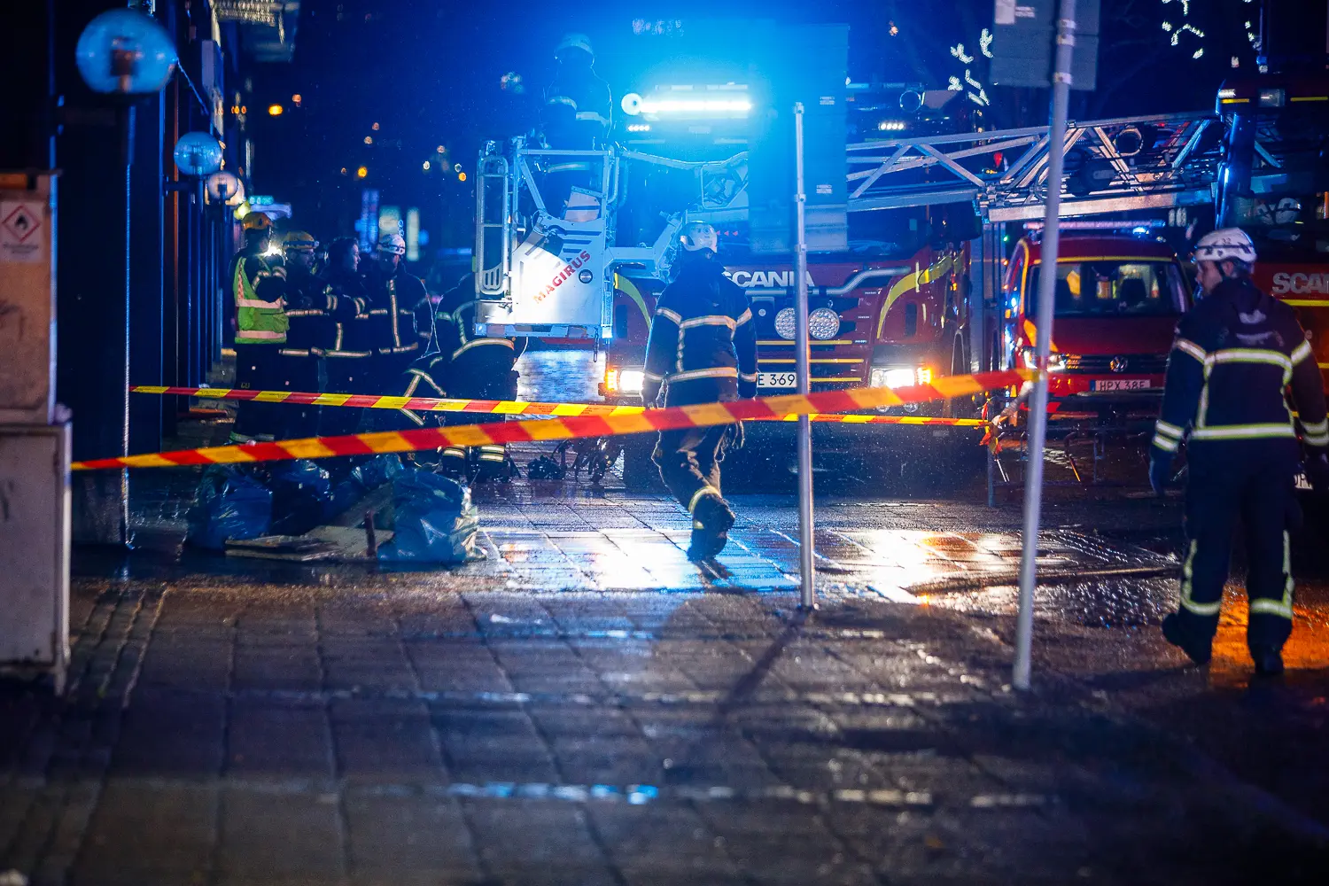 Balkongbrand på Kungsgatan
