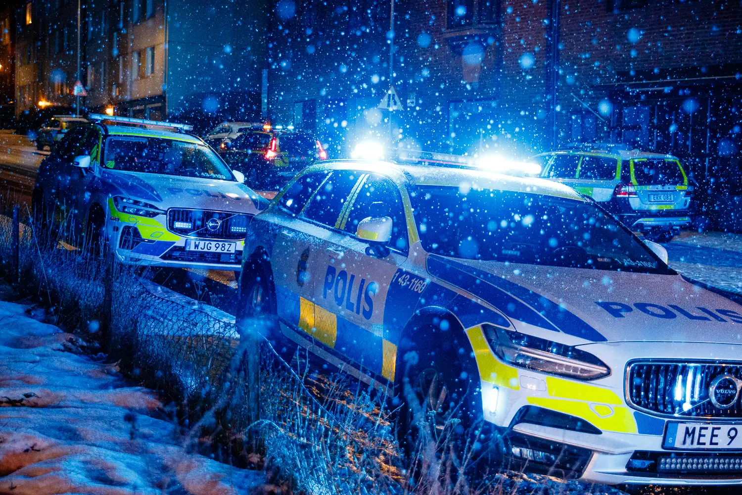 Källarbrand i bostadshus