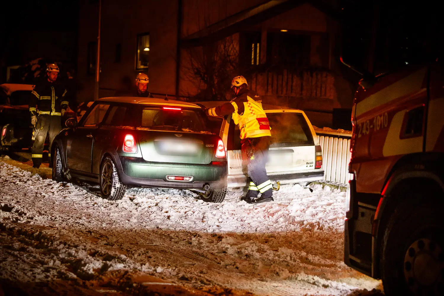 Singelolycka på Häradsvägen
