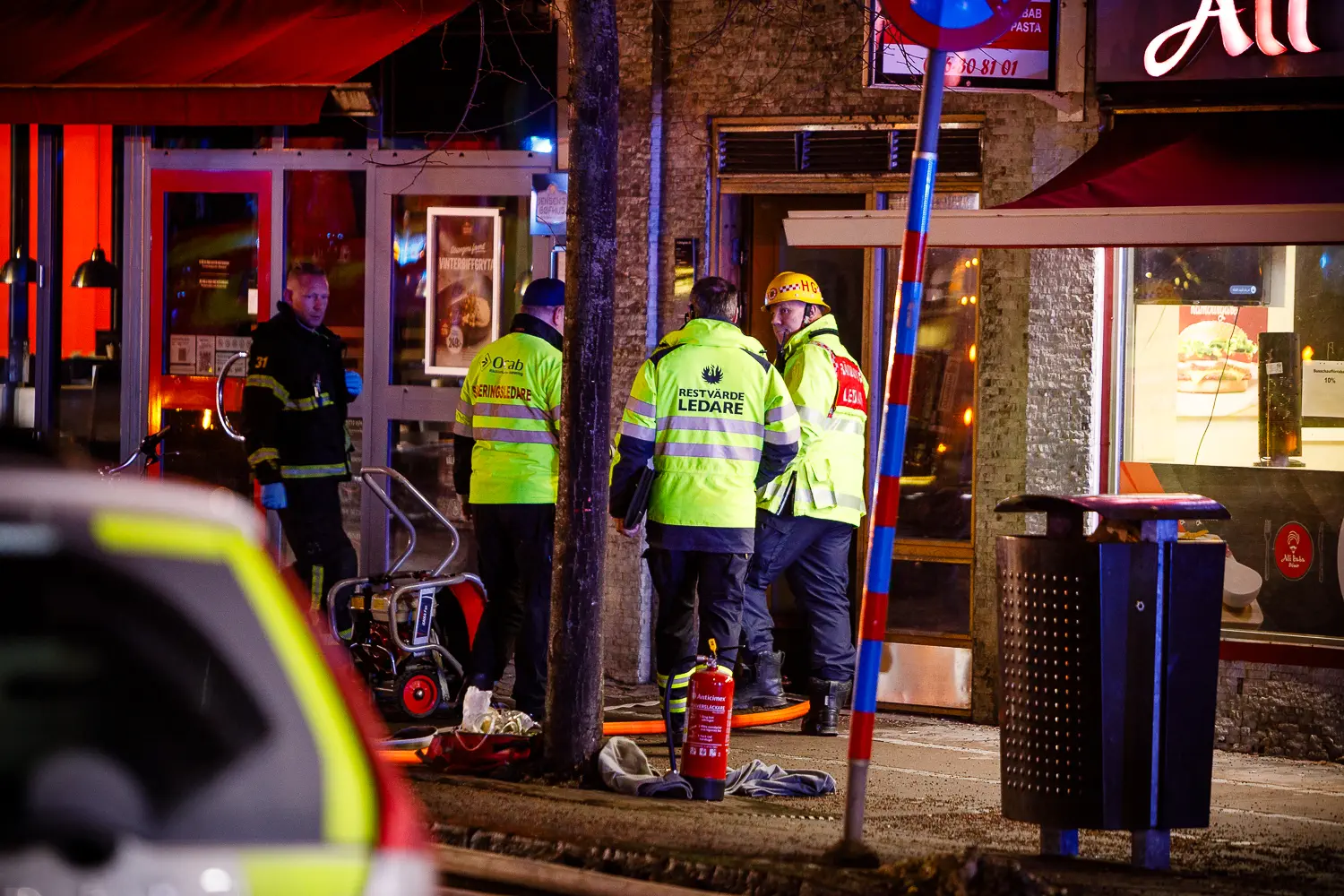 Brand i ett lägenhetshus i centrala Jönköping.