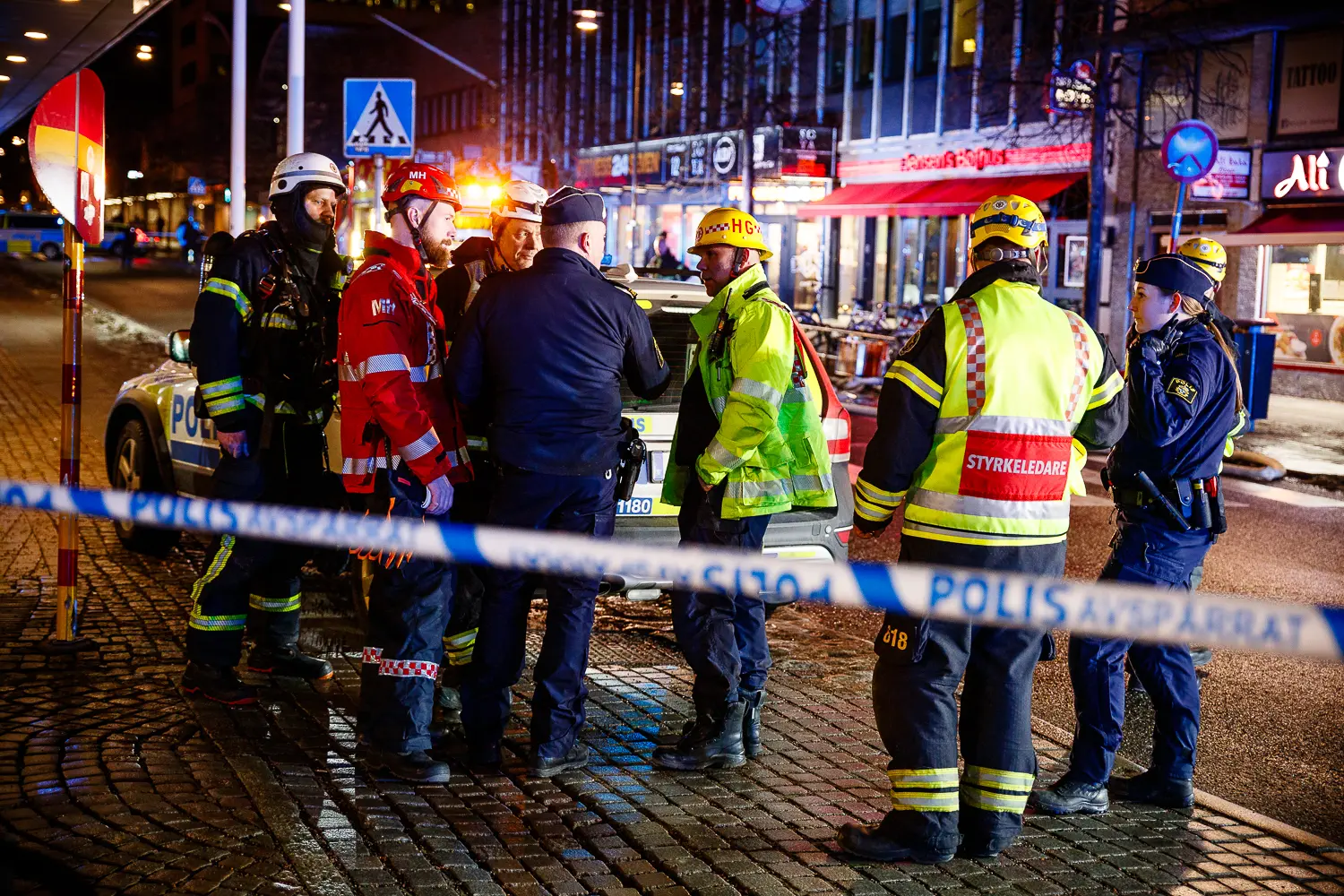 Brand i ett lägenhetshus i centrala Jönköping.