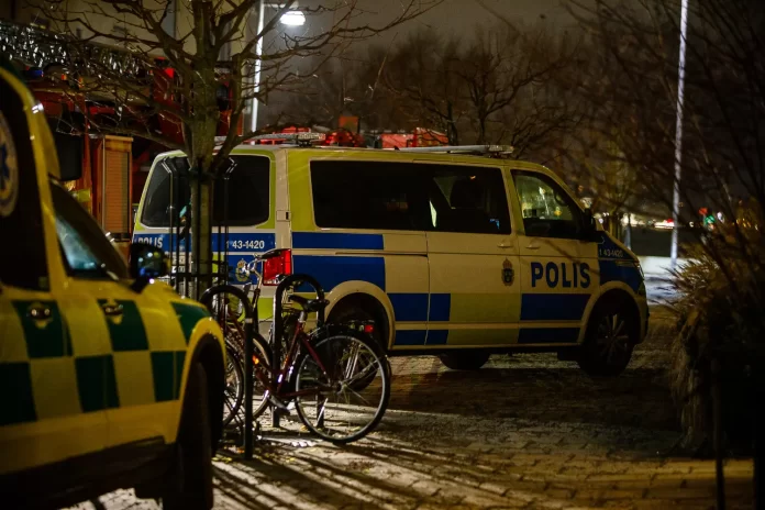 Larm om rök i trapphus