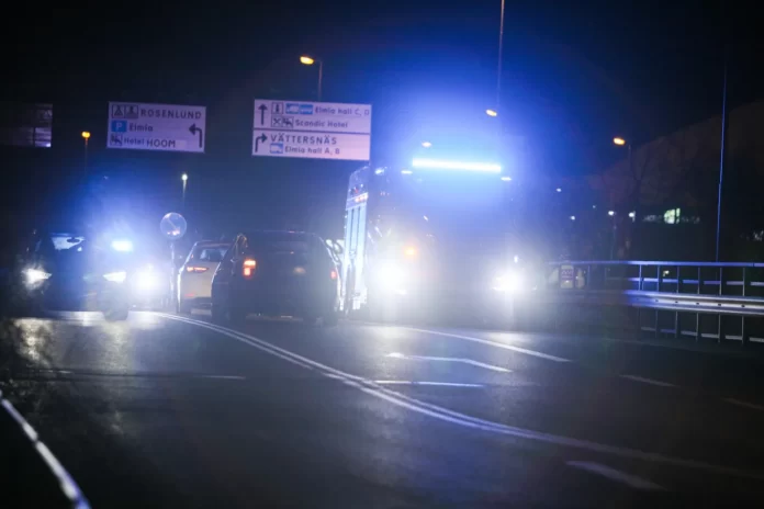 Krock vid trafikplats Österängen