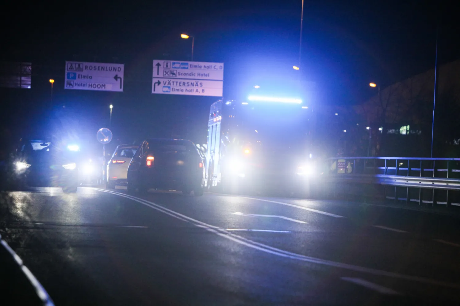 Krock vid trafikplats Österängen