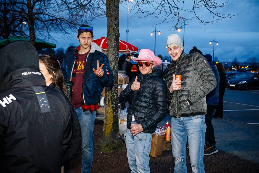 motorträff på A6-parkeringen