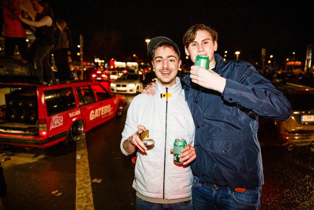 motorträff på A6-parkeringen