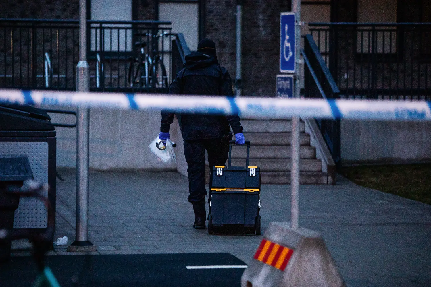 Explosion vid bostadshus i Värnamo