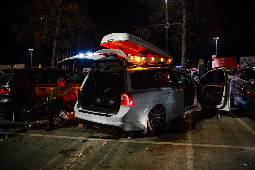 motorträff på A6-parkeringen